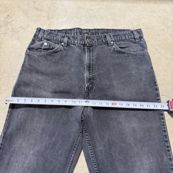 Vintage 90s Levi’s White Tab Taper Fit Made USA Denim Jeans 36 X 30 Stone Wash - Picture 5 of 12